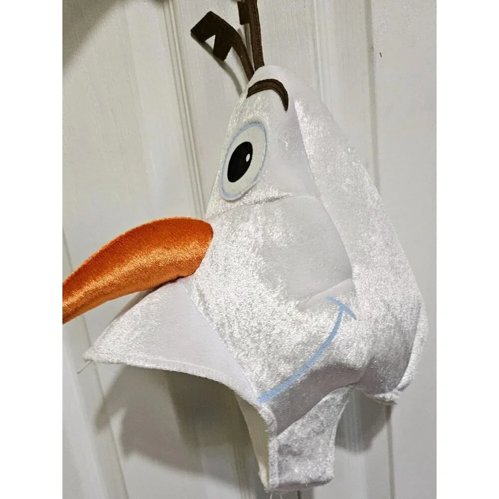 Frozen Olaf Costume Hood Plush Snowman Halloween Disney Disguise Baby 12-18 M